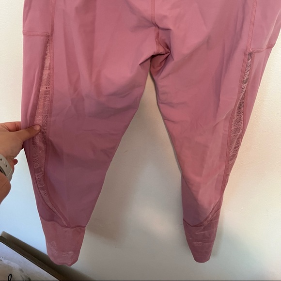 Victoria’s Secret | pink sport total knockout lace side leggings size XL - Picture 8 of 11